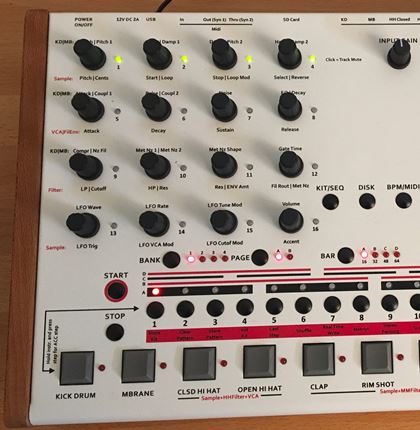 JoMox-Alpha Base Analog Drum Synthesizer